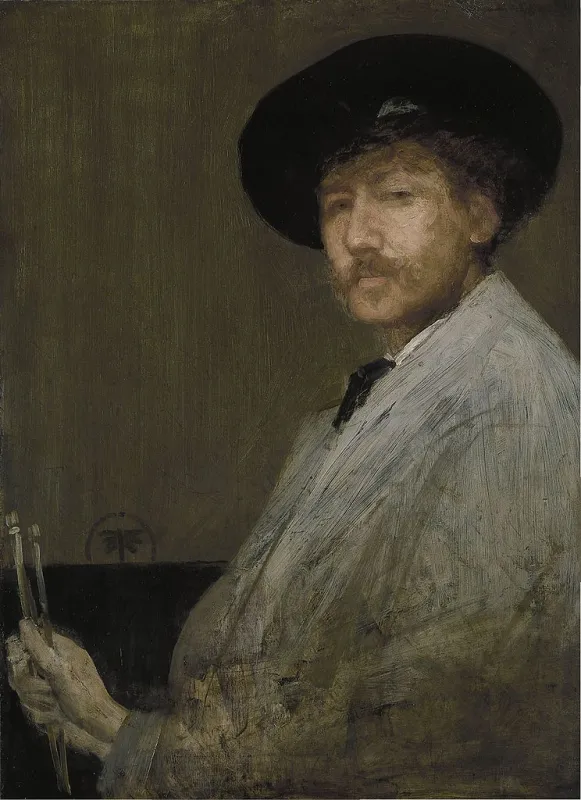 Arrangement in Gray Portrait of the Painter (self portrait c. 1872)
