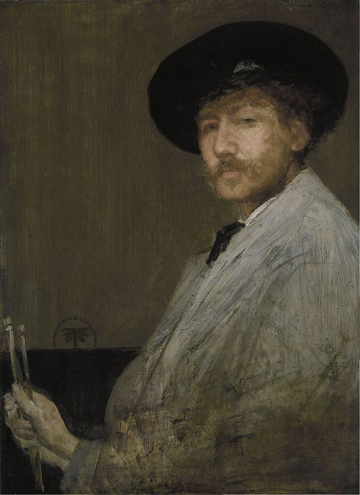 Arrangement in Gray Portrait of the Painter (self portrait c. 1872)