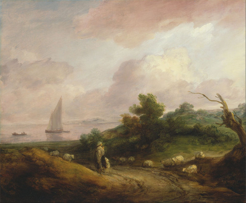 Coastal Landscape with a Shepherd and His Flock