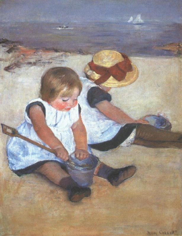 Children on the Beach (1884)