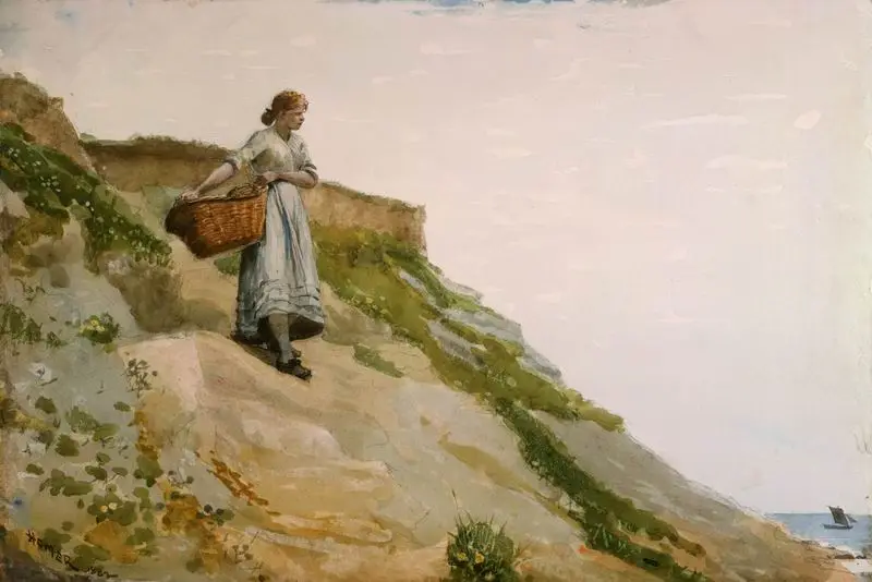 Girl Carrying a Basket, 1882