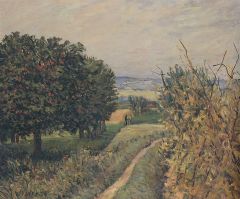 Among the Vines Louveciennes, 1874