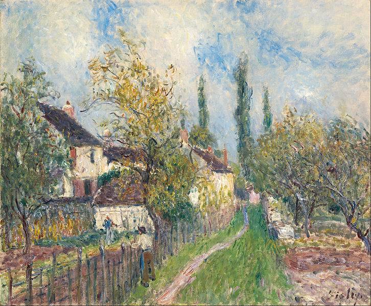 A path at Les Sablons, 1883