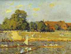 Regatta at Hampton Court, 1874