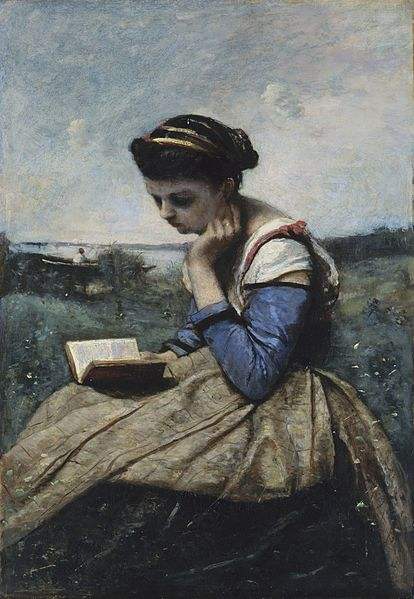 A Woman Reading, 1869-1870