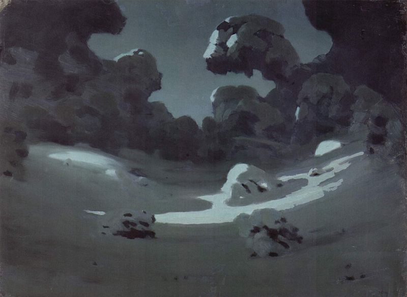Moonspots in the Forest, Winter (1898–1908)