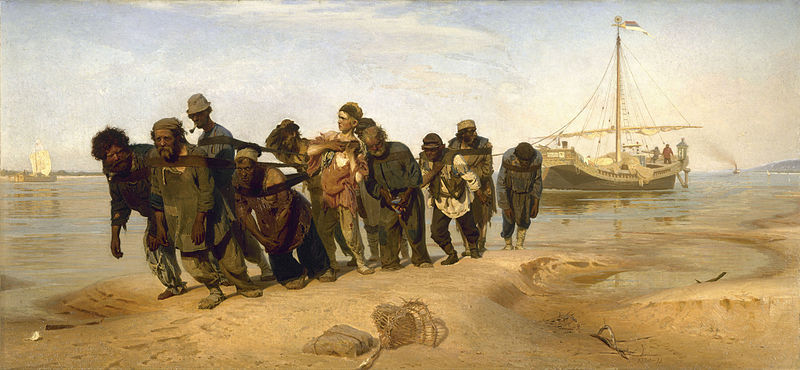 Barge Haulers on the Volga (1870–73)