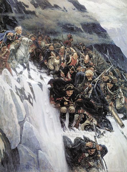 Suvorov Crossing the Alps