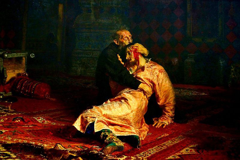 Ivan the Terrible and His Son Ivan (1885)