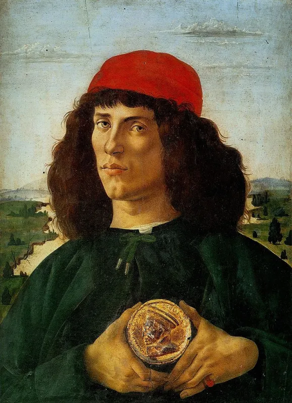 Portrait of a Man with a Medal of Cosimo the Elder, 1474