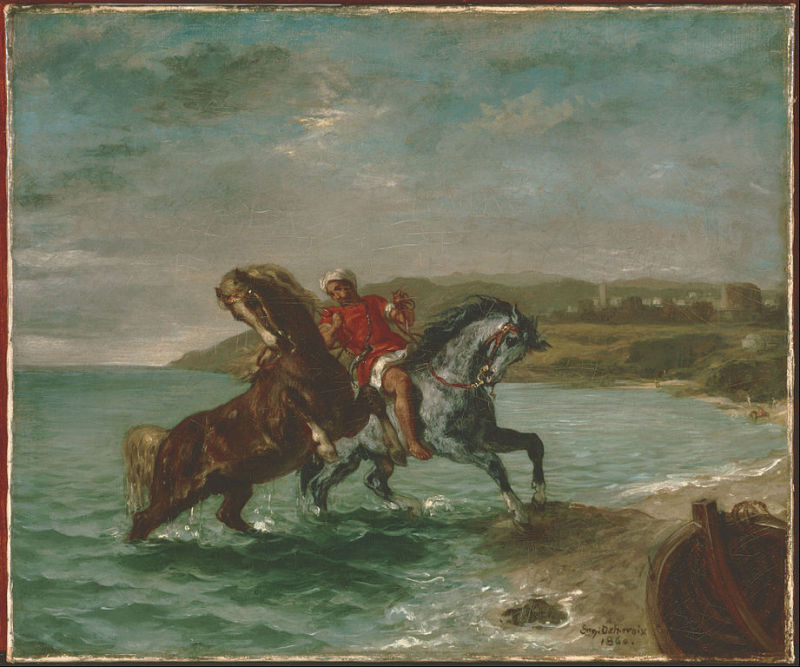 Horses Coming Out of the Sea, 1860