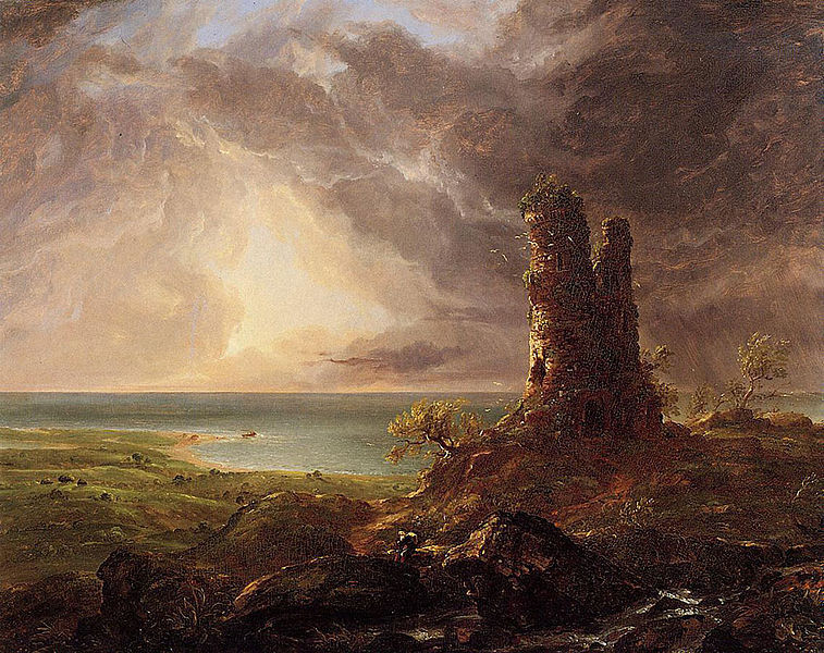 Romantic Landscape with Ruined Tower (1832–36)