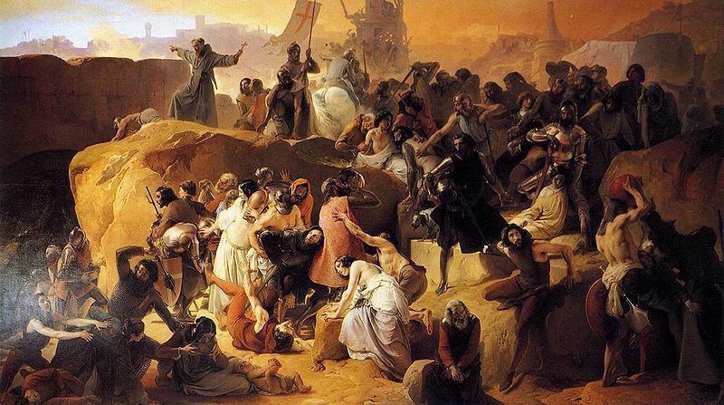 Crusaders near Jerusalem (1836–50)