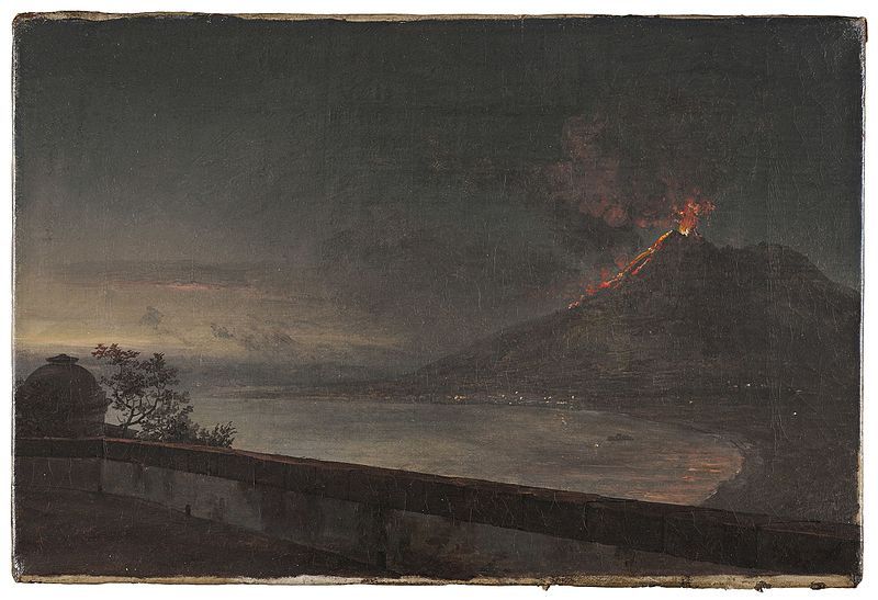 Johan Christian Dahl, View towards Vesuvio from Quisisana, 1820