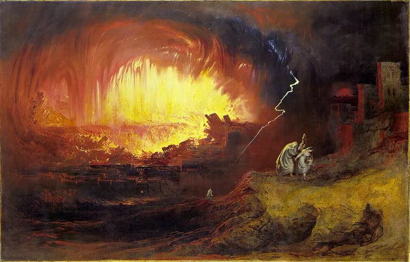 The Destruction of Sodom and Gomorrah, 1852