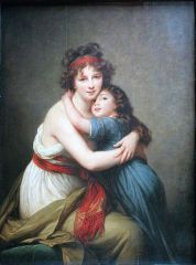 Self portrait with Her Daughter, 1789