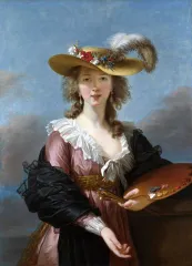 Self-portrait in a Straw Hat, 1782