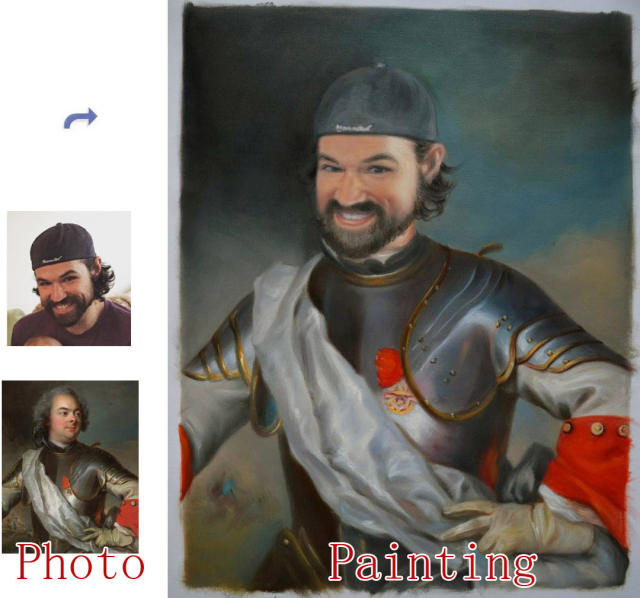 Custom Oil Portrait, Hand Painted Oil Painting, Paint Faces on Famous Painting, Original Oil Portrait, Family Portrait, Pet Portrait and etc