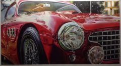 Custom Oil Portrait Car Painting, Car Portrait Painting, Hand Painted Oil Painting From Photos