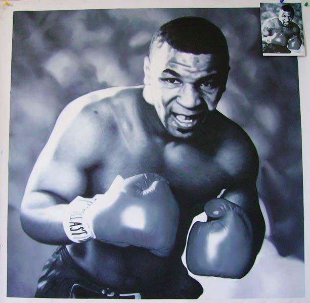 Custom Oil Portrait Painting,Black and White Portrait, Hand Painted Oil Painting From Photos