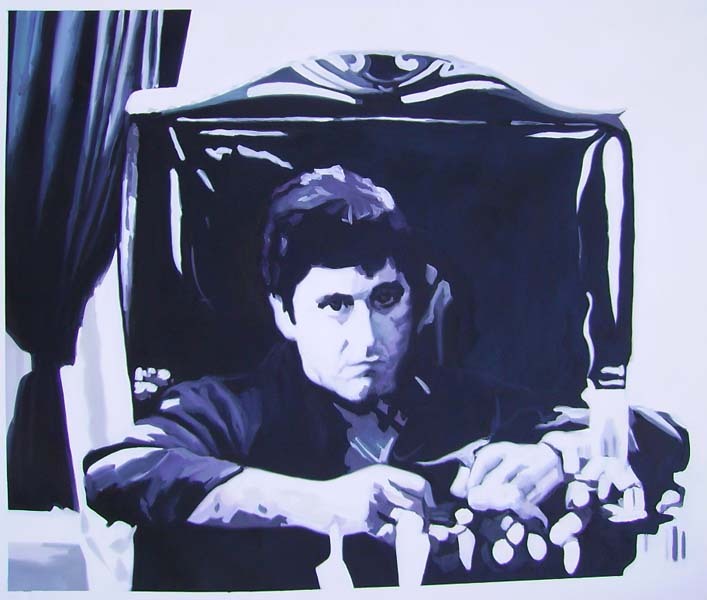 Custom Oil Portrait Pop Art Painting, Pop Art Portrait Painting, Hand Painted Oil Painting From Photos