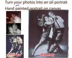 Custom Oil Portrait Couple Painting, Couple Portrait Painting, Hand Painted Oil Painting From Photos