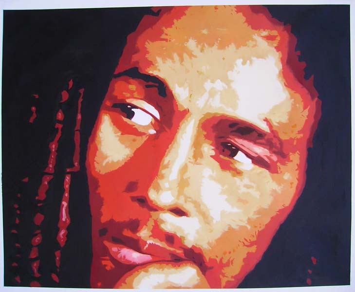 Custom Oil Portrait Pop Art Painting, Pop Art Portrait Painting, Hand Painted Oil Painting From Photos