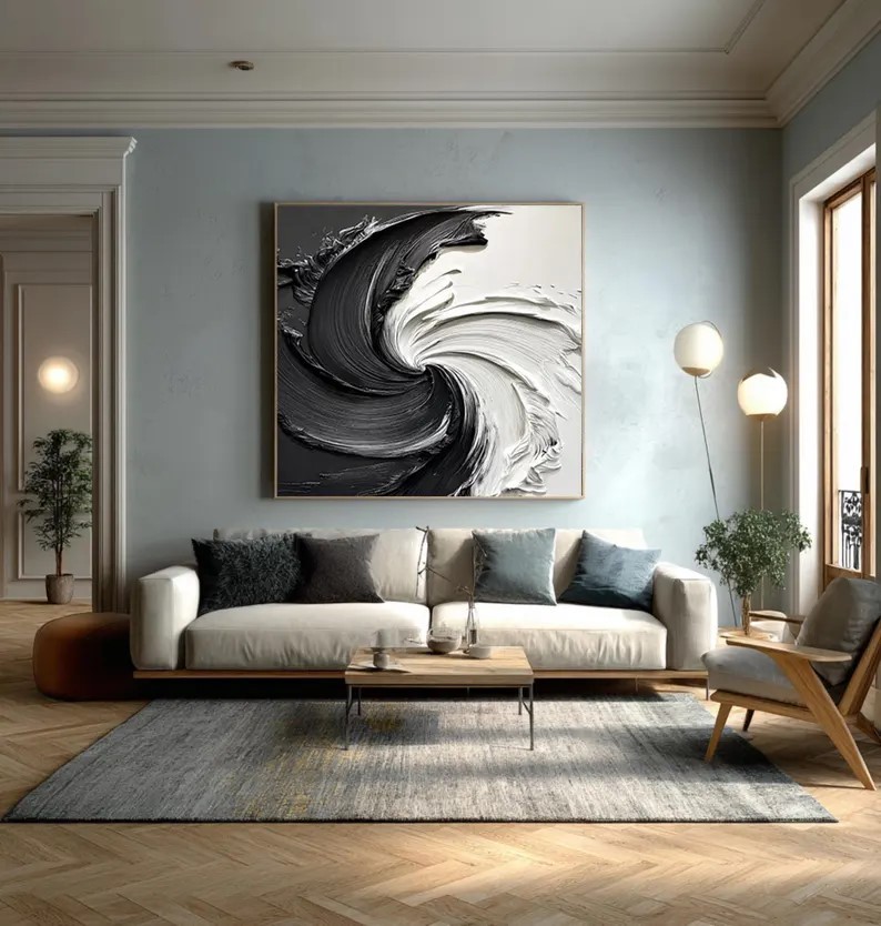 Modern Minimalist Abstract Painting #ABST115