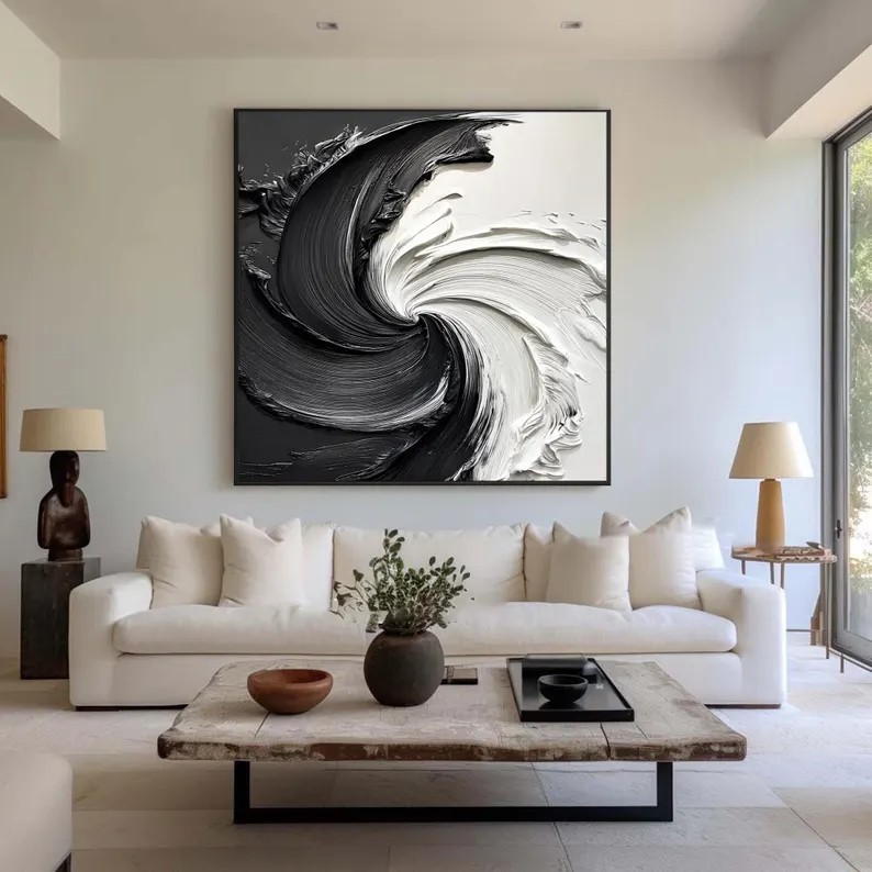 Modern Minimalist Abstract Painting #ABST115