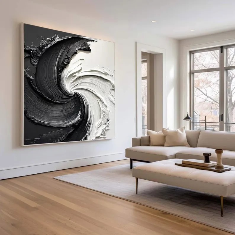 Modern Minimalist Abstract Painting #ABST115