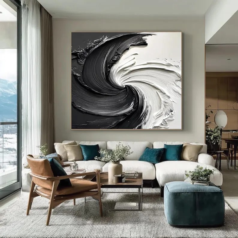 Modern Minimalist Abstract Painting #ABST115