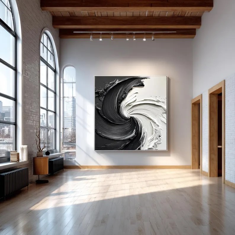 Modern Minimalist Abstract Painting #ABST115
