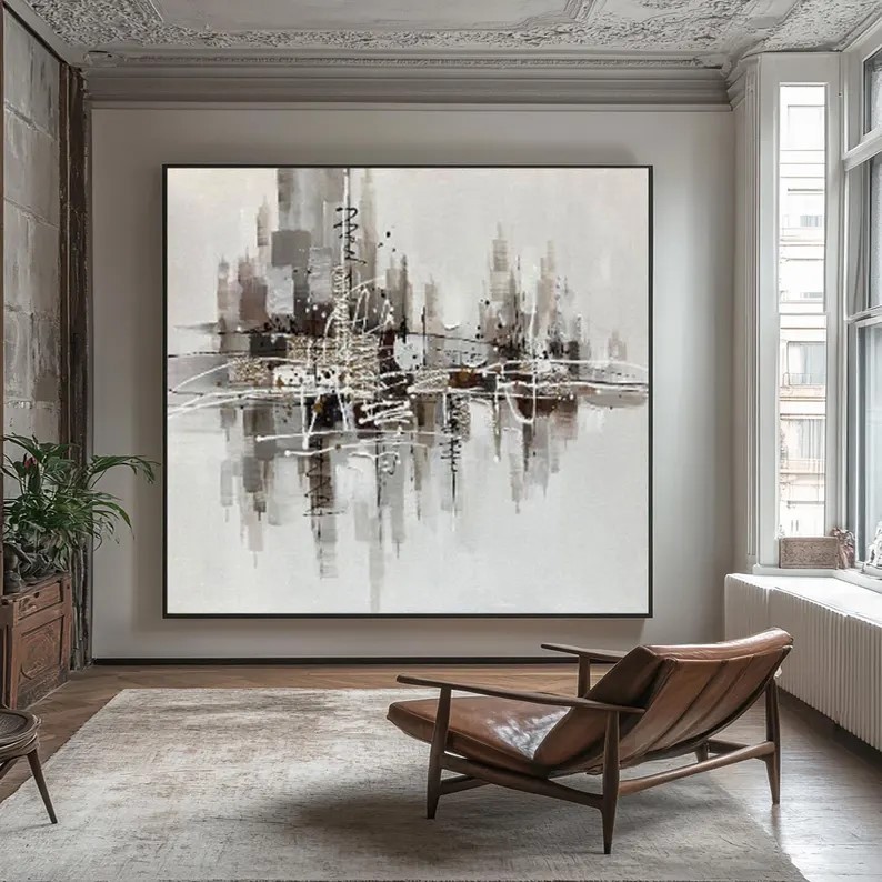 Large Abstract Oil Painting #ABST133