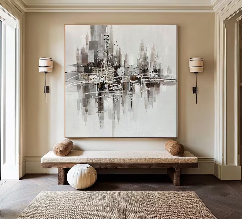 Large Abstract Oil Painting #ABST133