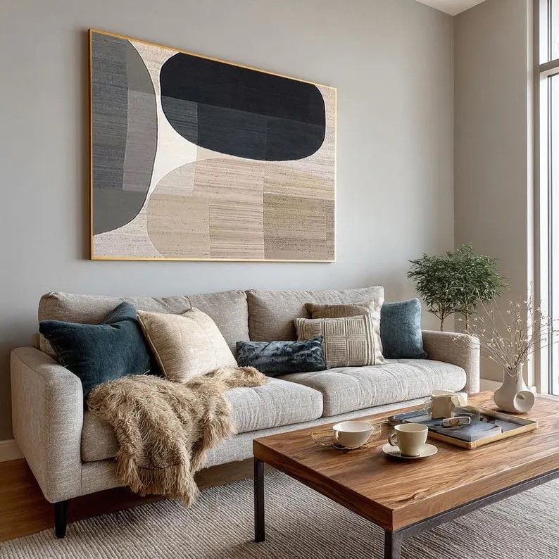Wabi Sabi Minimalist Wall Art #ABST182