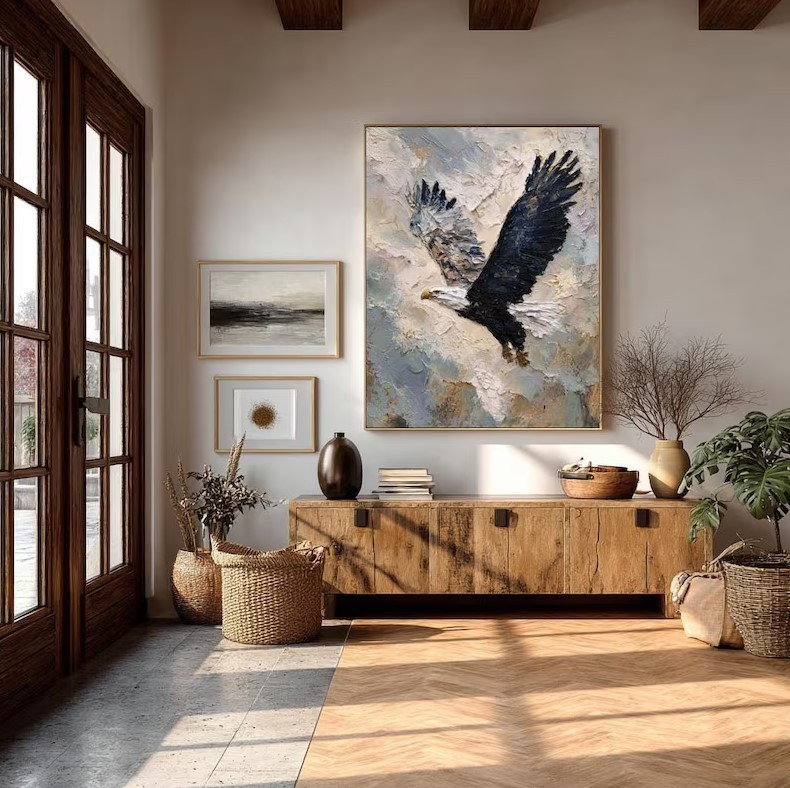 Abstract Eagle Painting #ABST196