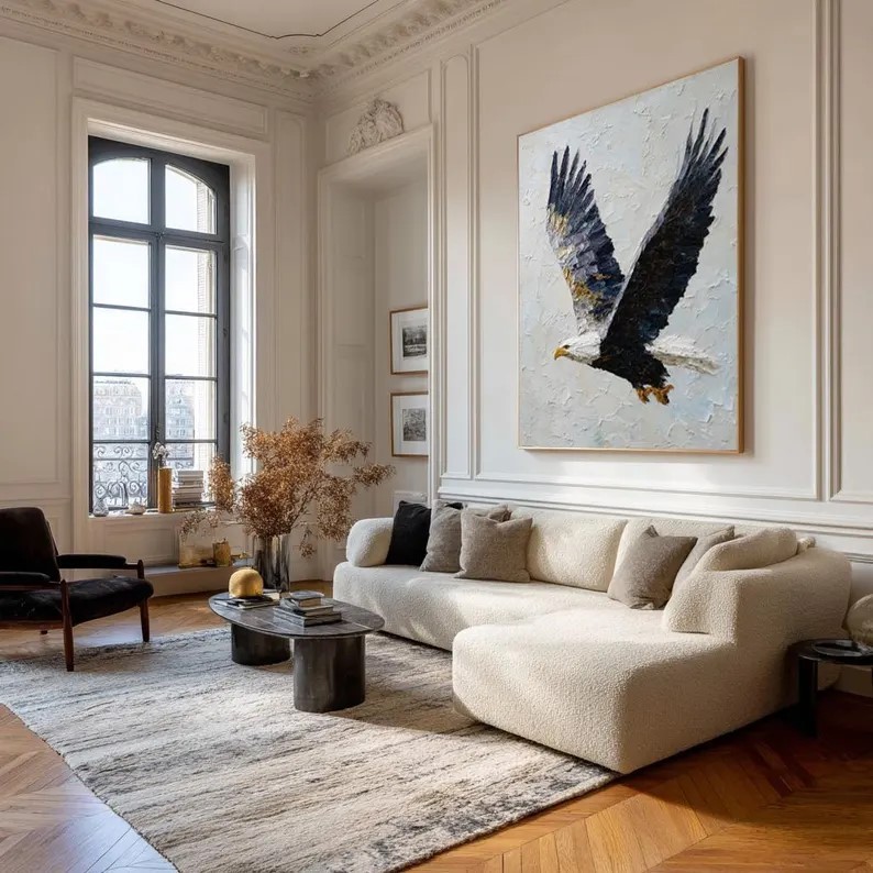 Abstract Eagle Flight Painting #ABST197