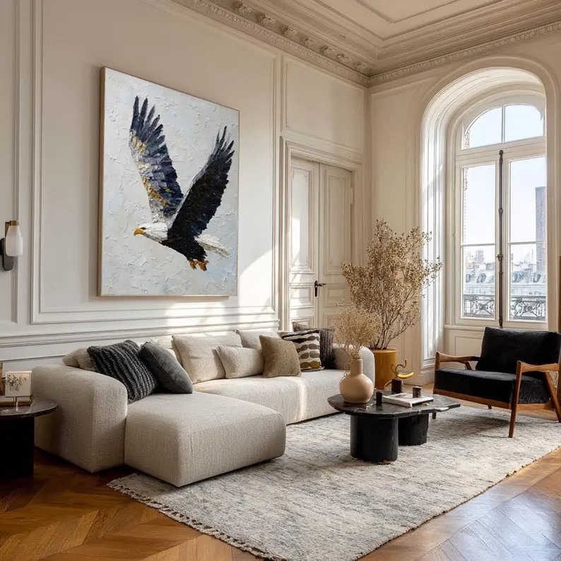 Abstract Eagle Flight Painting #ABST197