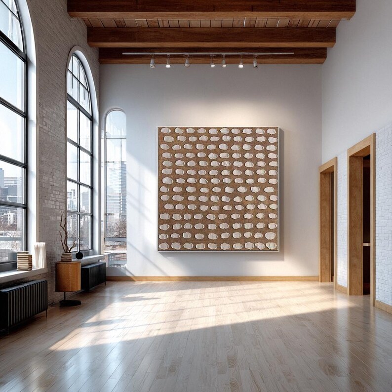 Large 3D Textured Painting #ABST24