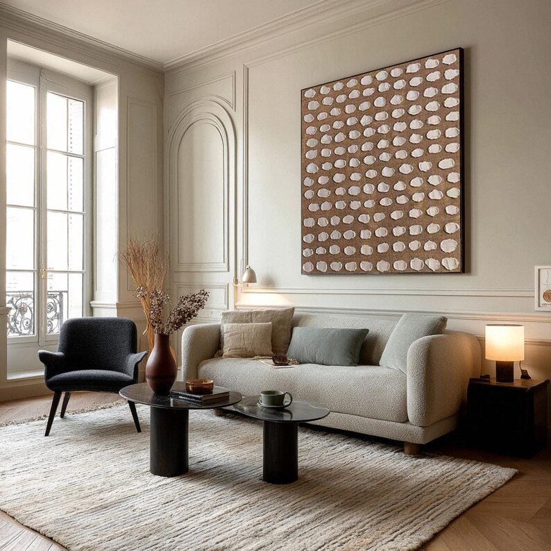 Large 3D Textured Painting #ABST24