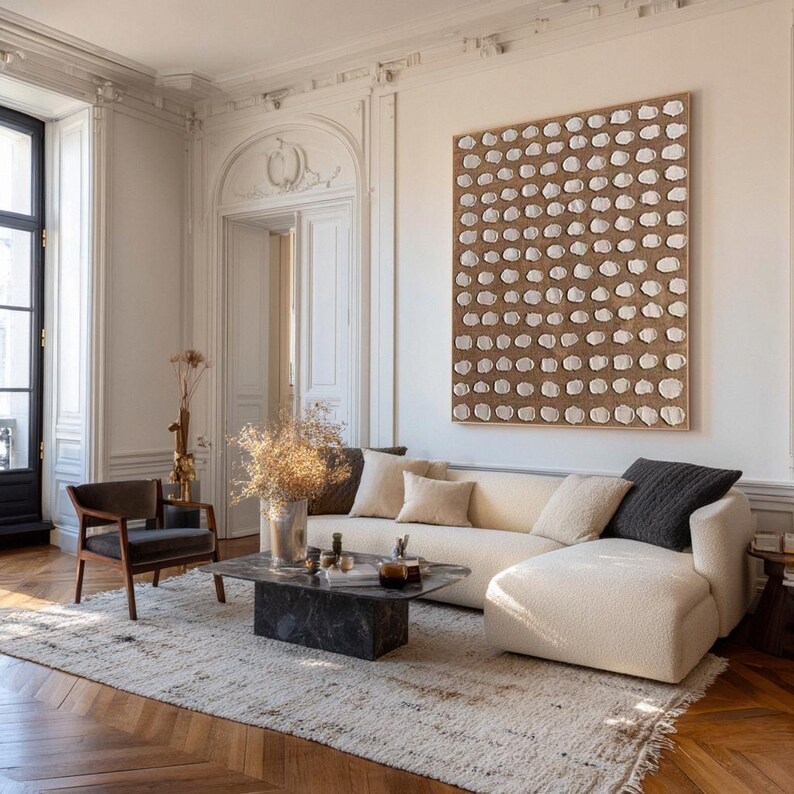 Large 3D Textured Painting #ABST24