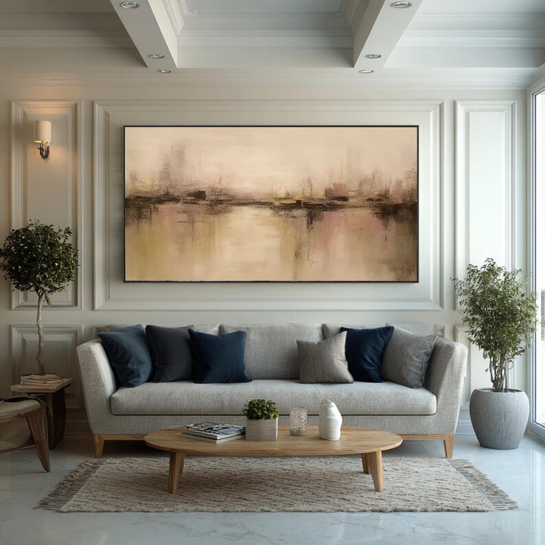 Beige Wabi Sabi Painting #ABST29