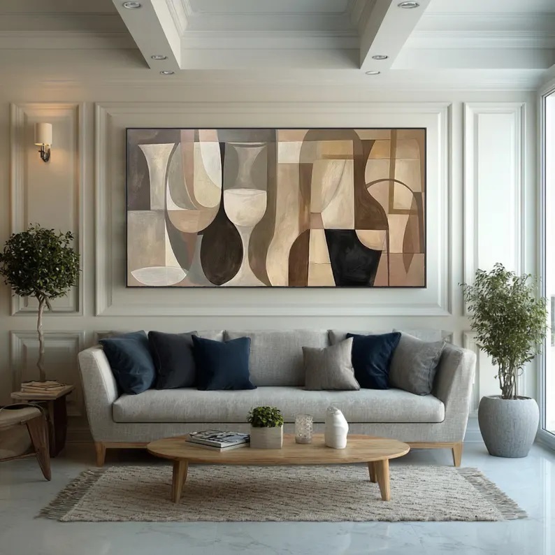 Textured Canvas Painting #ABST33