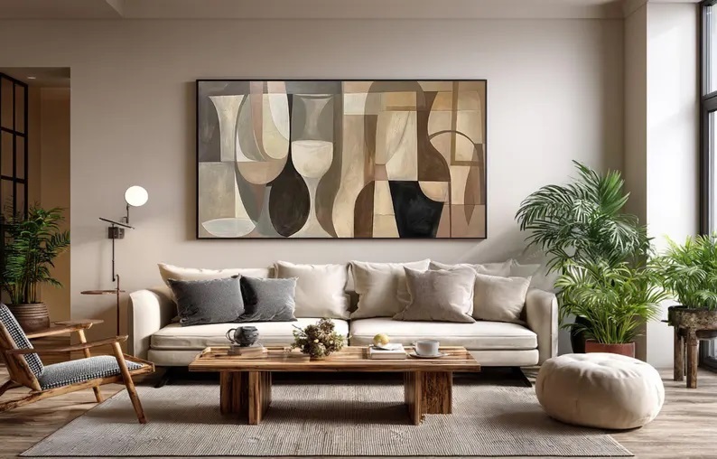Textured Canvas Painting #ABST33