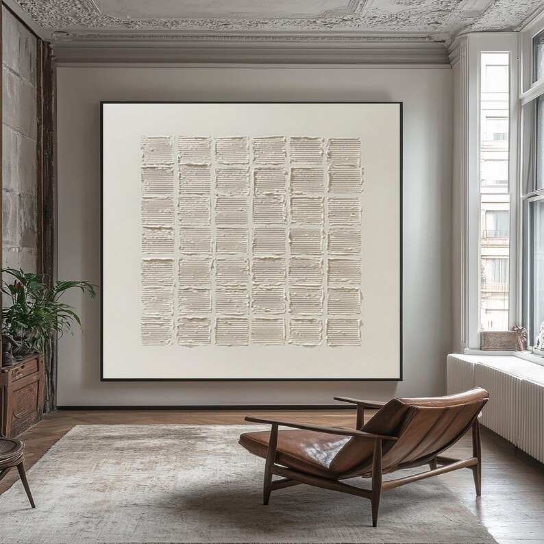 Textured Canvas Art Painting #ABST38