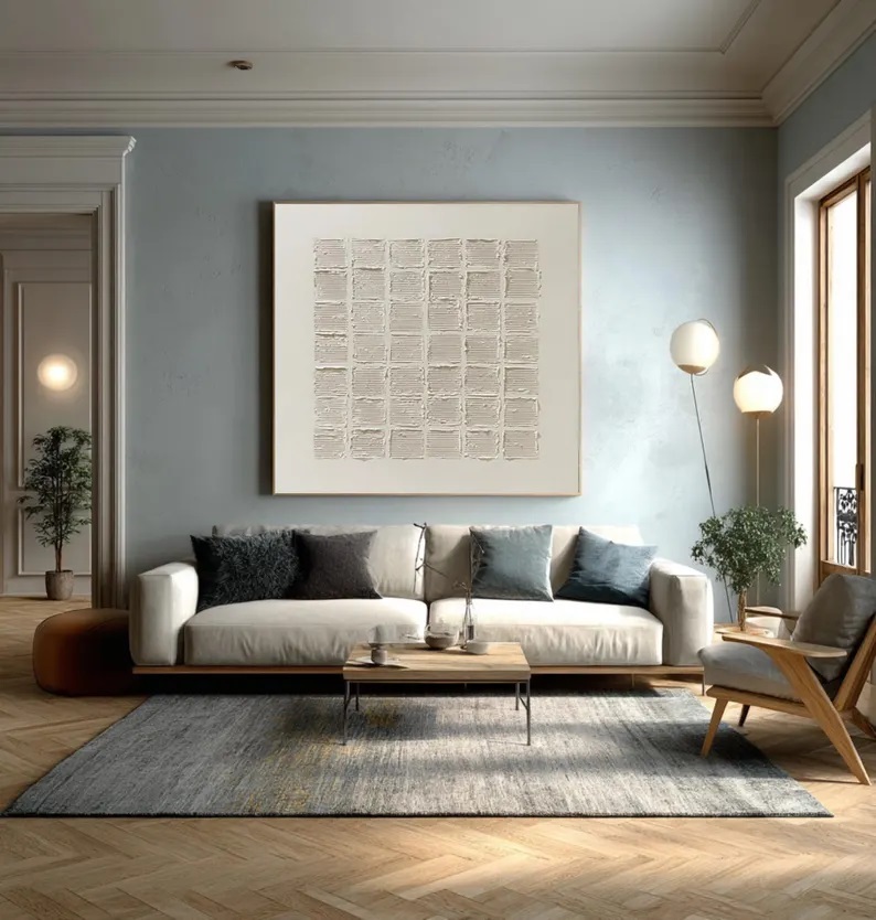 Textured Canvas Art Painting #ABST38