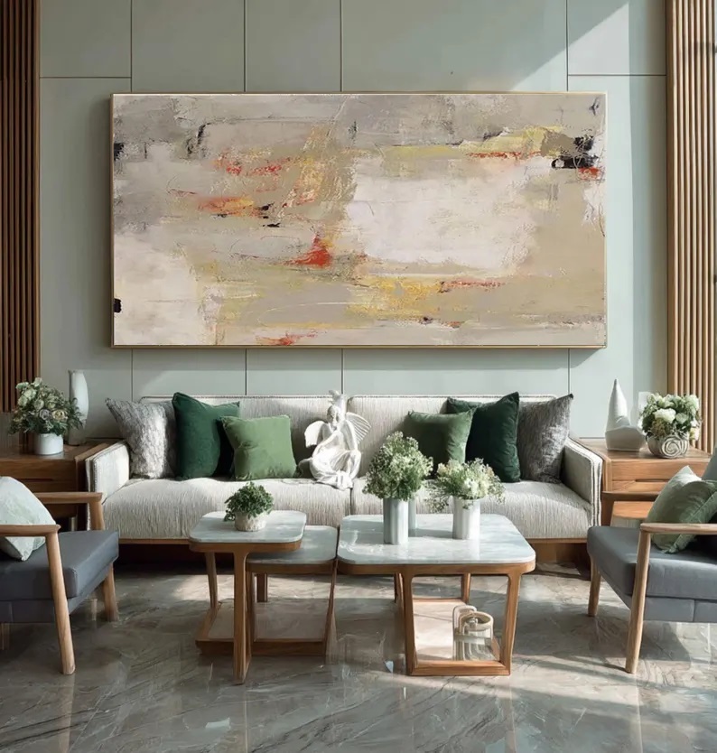 Wabi Sabi Canvas Painting #ABST41
