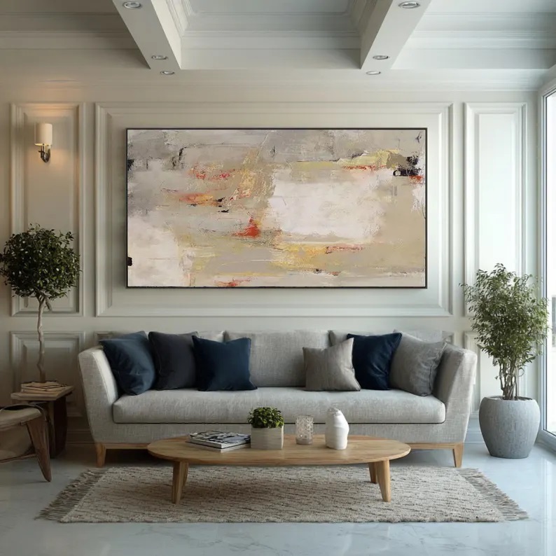 Wabi Sabi Canvas Painting #ABST41