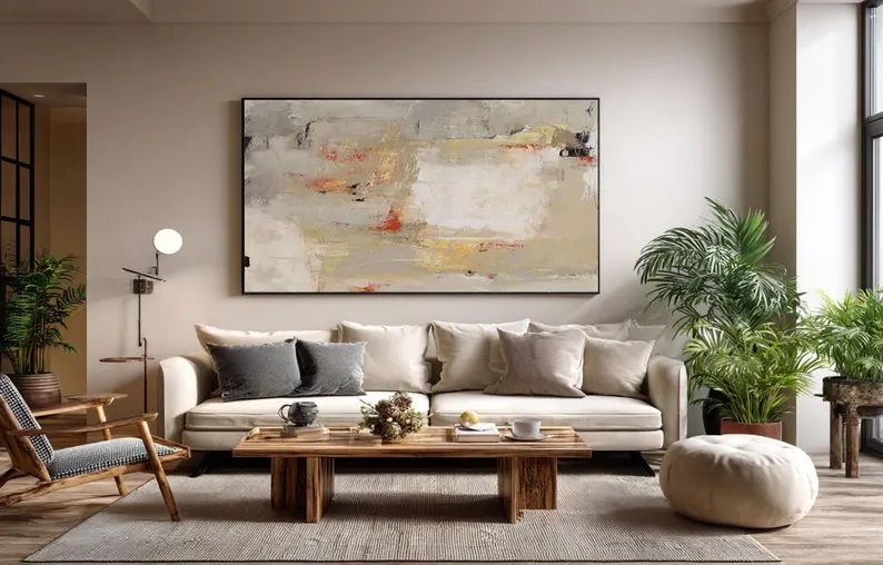 Wabi Sabi Canvas Painting #ABST41