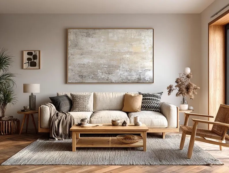 Wabi Sabi Minimalist Painting #ABST52